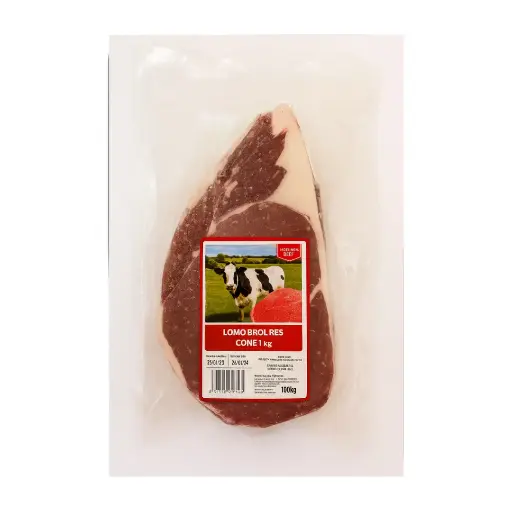 [LBRCPJ1] Lomo Bajo de Res 1 kg  Corte Premium y Jugoso