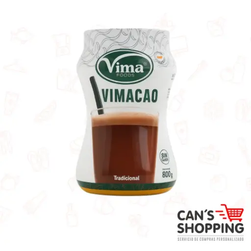 [VMCACO800] VIMACAO Vima Foods 800g – Cacao Instantáneo Sin Gluten