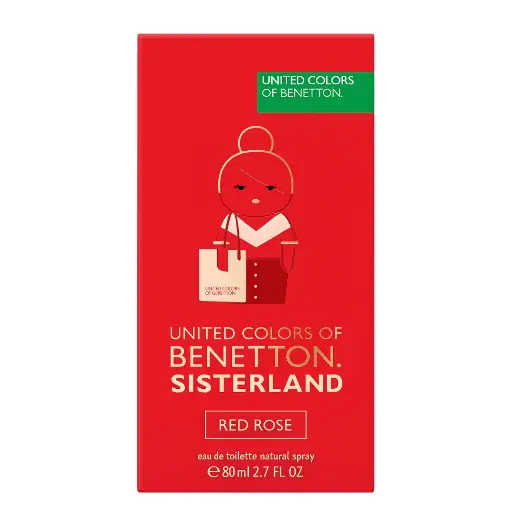 [PSRRB80] Perfume Sisterland Red Rose Benetton 80ml – Frescura y Juventud