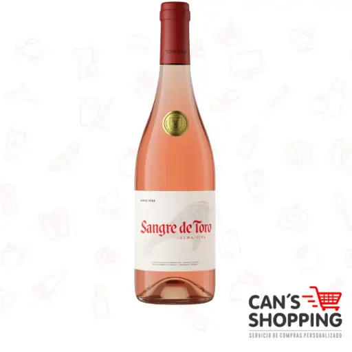 [VRST750] Vino Rosado Sangre de Toro 750ml – Fresco y Afrutado | Producto Español