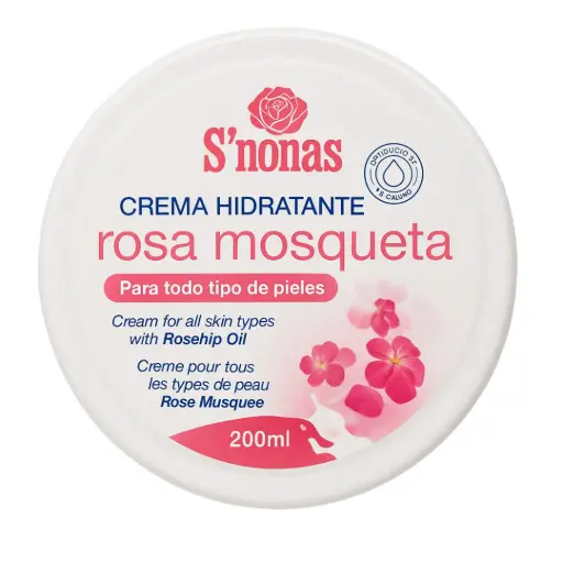 [CSHTP200] Crema S’nonas Rosa Mosqueta 200 ml – Hidratación para Todo Tipo de Piel