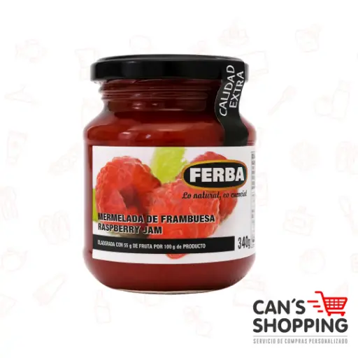 [MFF340FR] Mermelada de Frambuesa Ferba 340 g 