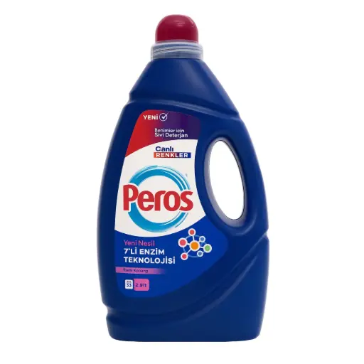 [DTLPRP2] Detergente Líquido Peros 2.9L – 7 Enzimas, Ropa de Color