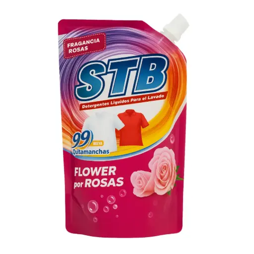 [DTSTBFRAI] Detergente Líquido STB Flower por Rosas – Aroma Intenso