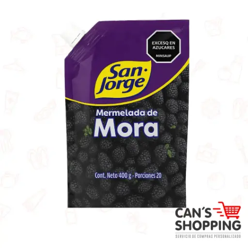 [MMSJ400] Mermelada de Mora San Jorge 400g – Menos Azúcar, Más Sabor