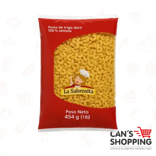 Pasta Coditos La Sabrosita 454 g – Trigo Duro Premium