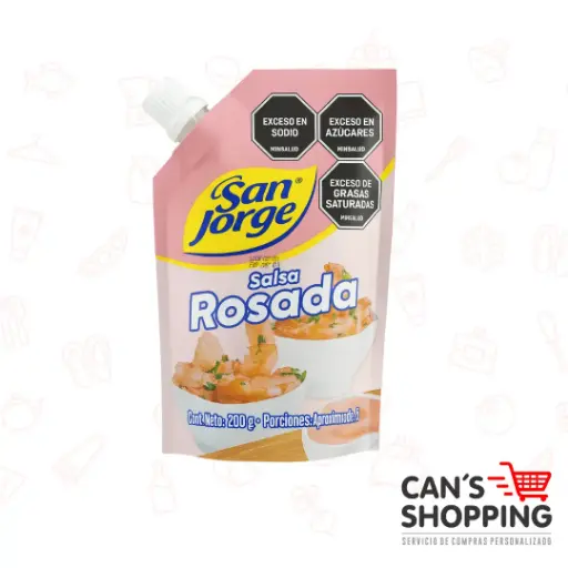 [SRSJ200] Salsa Rosada San Jorge 200g – Ideal para Mariscos y Snacks