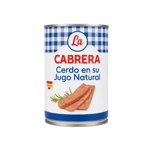 [CJNLC400] Cerdo en su Jugo Natural La Cabrera 400g – Conserva Española de Calidad