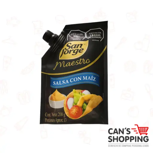 [SCMSJM200] Salsa con Maíz San Jorge Maestro 200g – Cremosa y Deliciosa