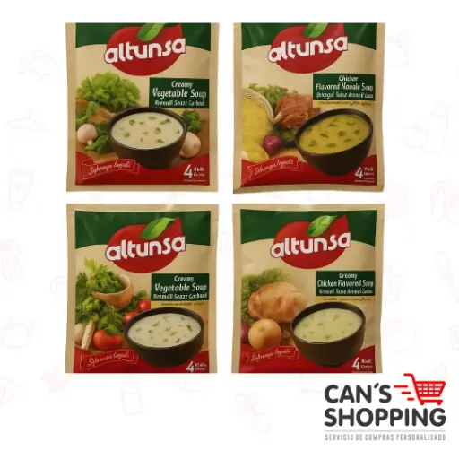 Sopas de Fideos  Altunsa – 4 Porciones Instantáneas