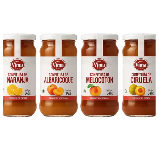 [CCV340G]  Confituras Vima 340g – Sabores Frutales de España