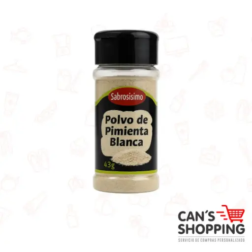 [PBPS43G] Pimienta Blanca en Polvo Sabrosísimo 43g – Sabor Suave y Gourmet