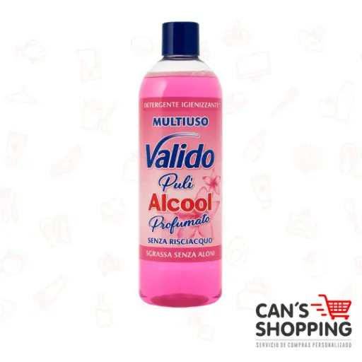 [LMVAHA1] Limpiador Multiuso Valido con Alcohol 1L – Higiene y Aroma Floral