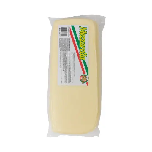 [QMZZB25] Queso Mozzarella en Bloque 2.5 kg – Ideal para Pizzas y Gratinados