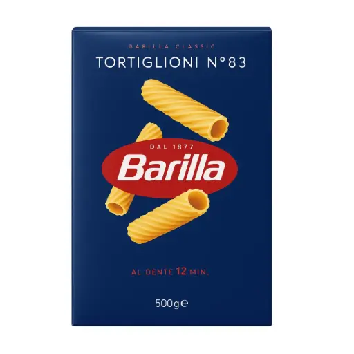 [PTORTBAR] Pasta Tortiglioni Barilla No 83 - Puro Sabor Italiano