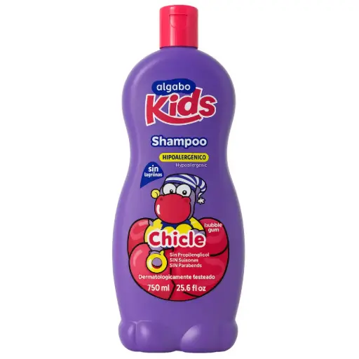 [KSHALGAB] Kids Shampoo Chicle -Algabo sin lagrimas  750 ml
