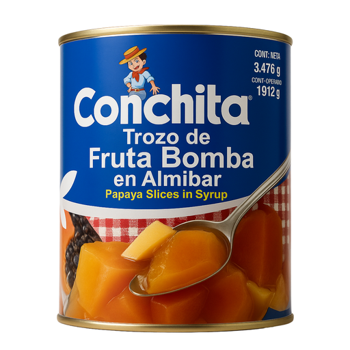 [TFBEA3K] Trozos de Fruta bomba en almíbar